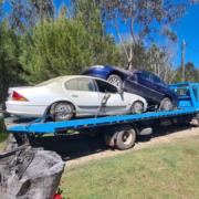 Trailer Carrying Cars