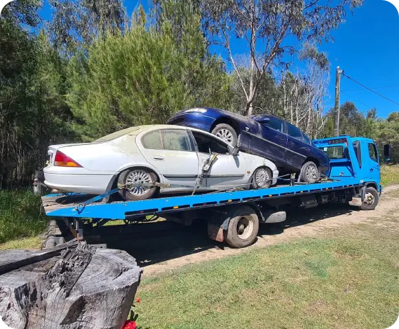 Trailer Carrying Cars