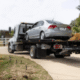 car loaded on carry vehicle